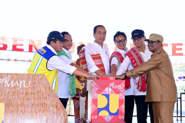 Resmikan Bendungan Temef, Presiden Jokowi Tekankan Pentingnya Air Untuk Kesejahteraan Masyarakat NTT 1 IMG 20241002 WA0028