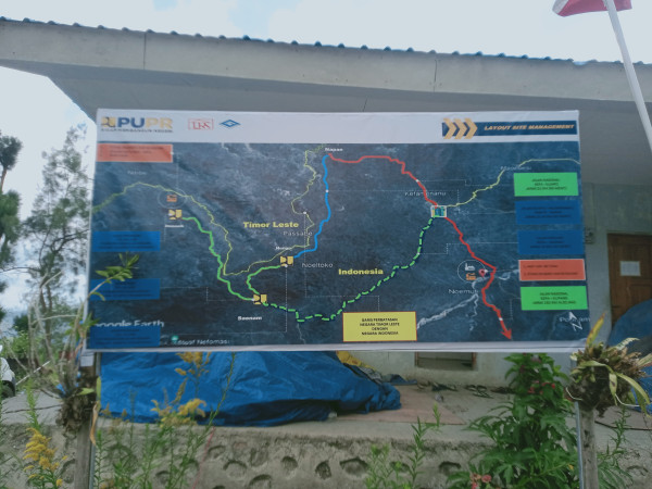 Konektifitas Jalan Perbatasan Wilayah Sabuk Merah, Sektor Barat, Terintegrasi. Warga Nikmati Jalan Beraspal (Oenaek-Saenam-Nunpo) 3 IMG20241029134122