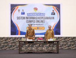 Percepat Reformasi Birokrasi, Pj. Gubernur Launching Aplikasi SIMPEG Kepegawaian