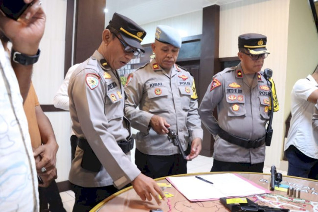 Cegah Penyalahgunaan, Kapolresta Kupang Kota Tarik 3 Senjata Api Dari Anggota 2