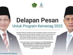 Kakanwil Kemenag NTT Sosialisasi 8 Pesan Menteri Agama Tahun 2025, Termasuk Kawal Program MBG
