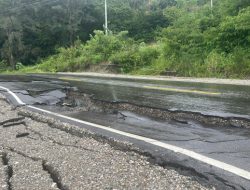 Kerusakan jalan Saenam – Nunpo , BPJN NTT lakukan Penanganan darurat agar tetap Fungsional