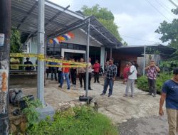 Heboh, Seorang mayat laki-laki ditemukan tak bernyawa di halaman Rumah Perwira Polisi