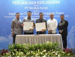 Mou dengan Kejati NTT, Nindya Karya diberikan Fasilitas Pendampingan Hukum oleh Kejati NTT 