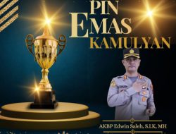 Kapolres Manggarai, AKBP Edwin Saleh Dianugerahi Pin Emas Kamulyan, Best Innovative Leader 2025