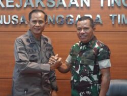 Berantas Korupsi di NTT, Kajati NTT minta dukungan 1 SST TNI perkuat keamanan di Kejaksaan