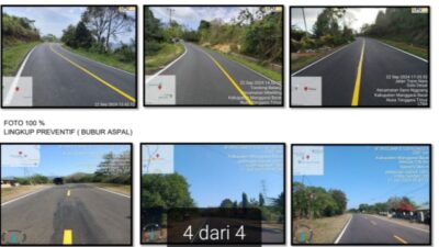 Pekerjaan Selesai 100 Persen, Preservasi Jalan Labuan Bajo- Malwatar – Batas Kota Ruteng, masuki tahap Pemeliharaan, Pastikan Kualitas Optimal