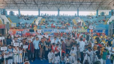 605 Atlet Bersaing dalam kejuaraan Taekwondo Diklat Championship 2 Tingkat Kota Kupang 