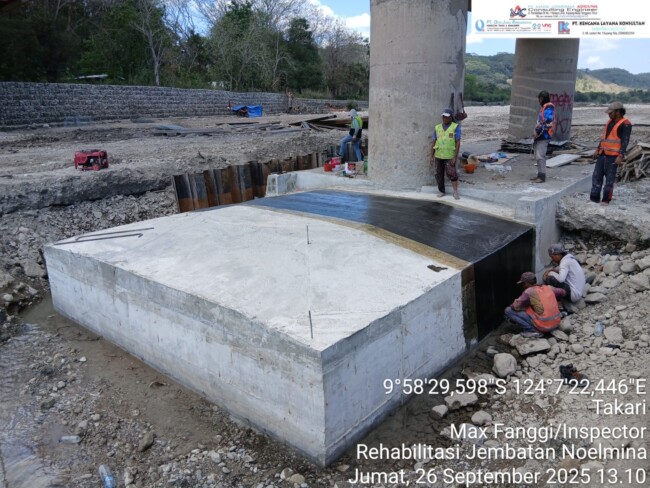 Rehabilitasi Jembatan Noelmina: Perkuat konektivitas dan Penyambung nadi logistik lintas negara 3 IMG 20251002 WA0027