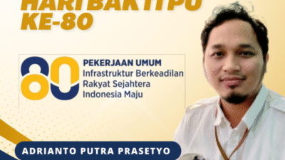 PPK 1.4 Provinsi NTT, Adrianto Putra Prasetyo – Selamat Hari Bakti PU Ke-80