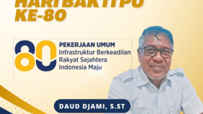 PPK ATAB I BBWS NT II, Daud Djami, S.ST – Selamat Hari Bakti PU Ke-80