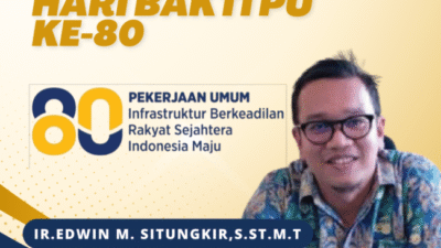 PPK 2.3 Provinsi NTT, Ir.Edwin M.Situngkir, S.ST., M.T – Selamat Hari Bakti PU Ke-80