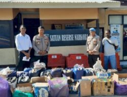Polres Alor Amankan 947 Liter Miras Jenis Sopi Kiser dalam Operasi Penertiban Minuman Keras