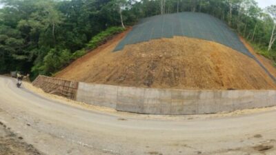 Progres di Atas 75 Persen, Penanganan Longsoran di Kawasan Taman Nasional Manupeu Tana Daru Gunakan Konstruksi Matras dan DPT