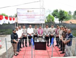 Wakapolri Resmikan Sistem Peringatan Dini Gunung Lewotobi Laki-Laki