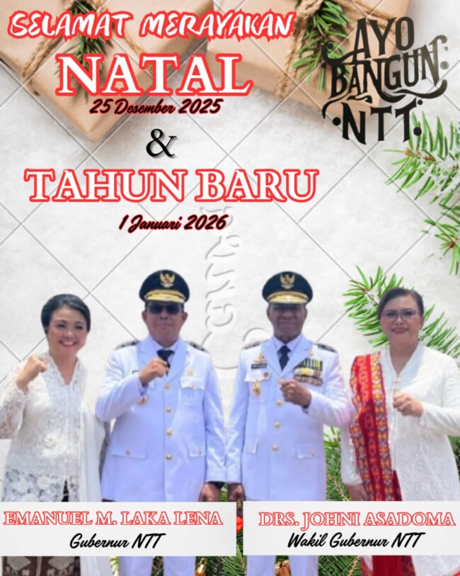 Keluarga Besar Biro Umum Setda NTT- Selamat Natal dan Tahun Baru 1 IMG 20251220 WA0000 1