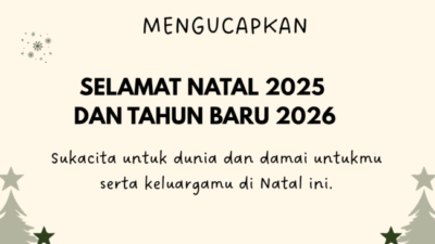 Merah dan Hijau Modern Merry Christmas Poster 20251225 065230 0000