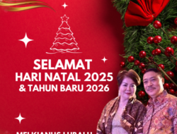 Direktur PT.Bumi Indah Group, Melkianus Lubalu mengucapkan selamat Natal 2025 dan Tahun Baru 2026