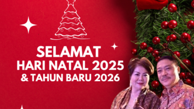 Direktur PT.Bumi Indah Group, Melkianus Lubalu mengucapkan selamat Natal 2025 dan Tahun Baru 2026