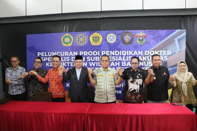 Peluncuran PPDS Bali–Nusra. Rektor Jefry: Undana siap lahirkan Dokter spesialis yang unggul dan berempati 1 IMG 20260213 WA0021