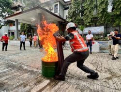 Tingkatkan Kesiapsiagaan Darurat, TPK Kupang Gelar Fire Drill 