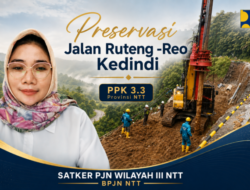 Progres Preservasi Jalan Ruteng–Reo – Kedindi Capai 43 Persen, Penanganan Longsor dan Overlay Aspal Terus Dikebut