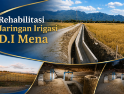 Efisiensi Anggaran Tak Hambat Rehabilitasi Irigasi D.I Mena, Saluran Rusak Berat Jadi Prioritas