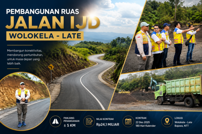 Ruas Jalan Wolokela–Late Rampung 100 Persen, PHO Dijadwalkan 19 Juni 2026 1 file 000000003ccc7209b74e75c0c6a855ce
