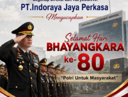 Segenap Direksi dan Karyawan/tidak PT.Indoraya Jaya Perkasa -Selamat Hari Bhayangkara ke-80