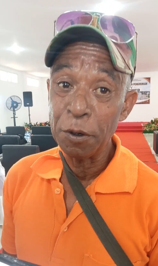 Manuel Hendrizues , Penerima Manfaat Program 2100 rumah khusus Eks Pejuang Timor Timur 