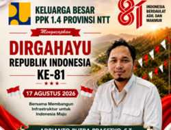 Keluarga Besar PPK 1.4 PROV.NTT-Selamat HUT RI Ke-81