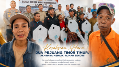 Kesaksian Haru Dua Pejuang Eks Timor Timur: Akhirnya Memiliki Rumah Sendiri