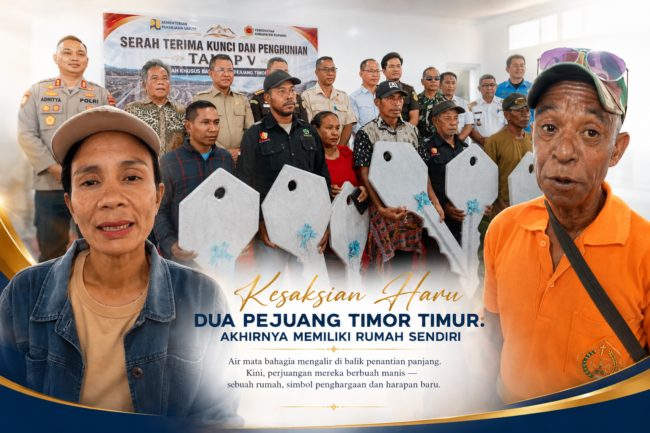 Kesaksian Haru Dua Pejuang Eks Timor Timur: Akhirnya Memiliki Rumah Sendiri 1 file 00000000c9648211837c3372c5bfbd3c