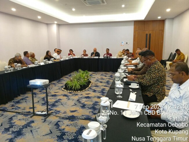 Di FGD MPR RI-UCB Kupang, Dr. Yohanes Tuba Helan Soroti Kearifan Lokal sebagai Perekat Kebhinnekaan NTT 2 FGD MPR RI kerjasama dengan UCB Kupang, Senin, 7 September 2026 di Harper Hotel