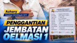 Penggantian Jembatan Oelmasi I Mulai Dibangun, 26 Titik Bor Pile Dikebut dan Ditargetkan Rampung Desember 2026