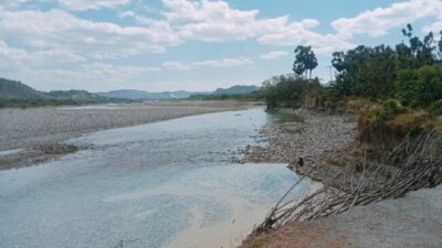 BBWS NT II perkuat tanggul sungai Linamnutu. Dikerjakan dari Hulu ke Hilir